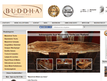 Tablet Screenshot of buddha-art-lounge.de